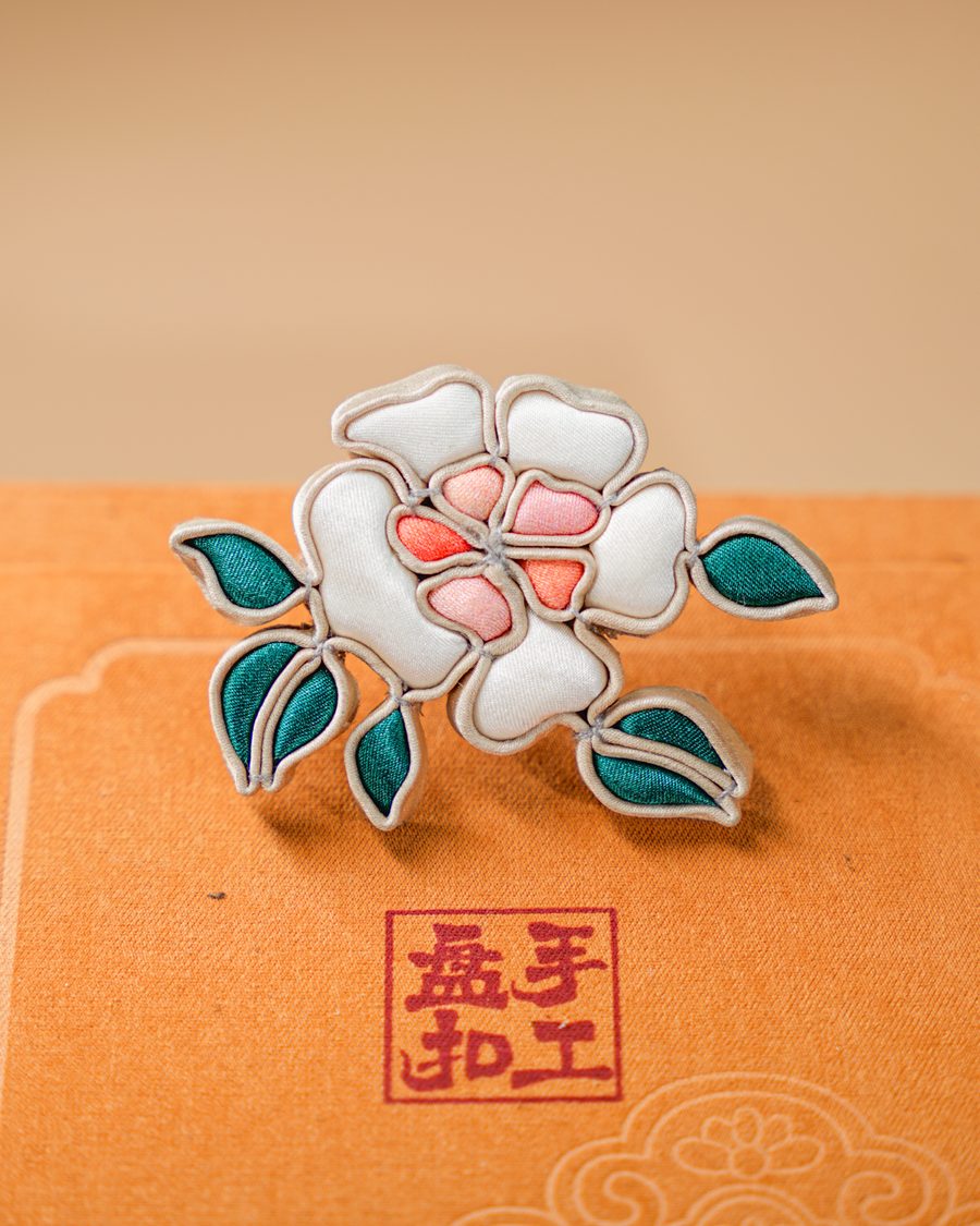 宝相花盘扣作品