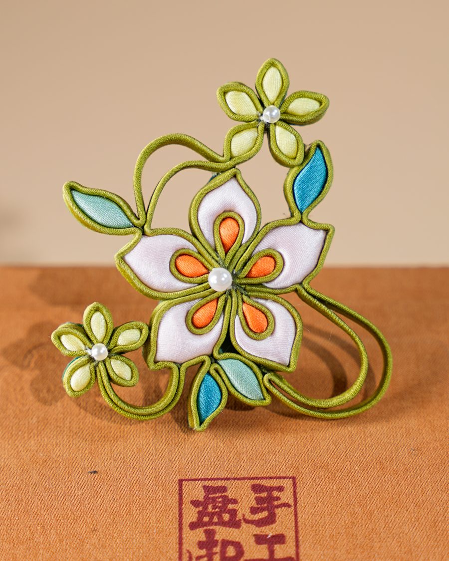 宝相花盘扣盘扣作品