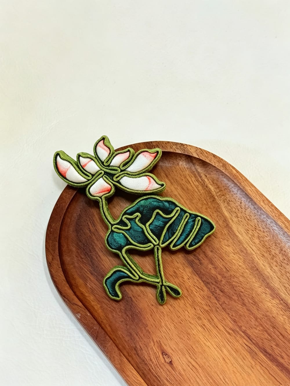 荷花盘扣作品